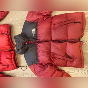 Grey/ Dark Red Retro Nupste